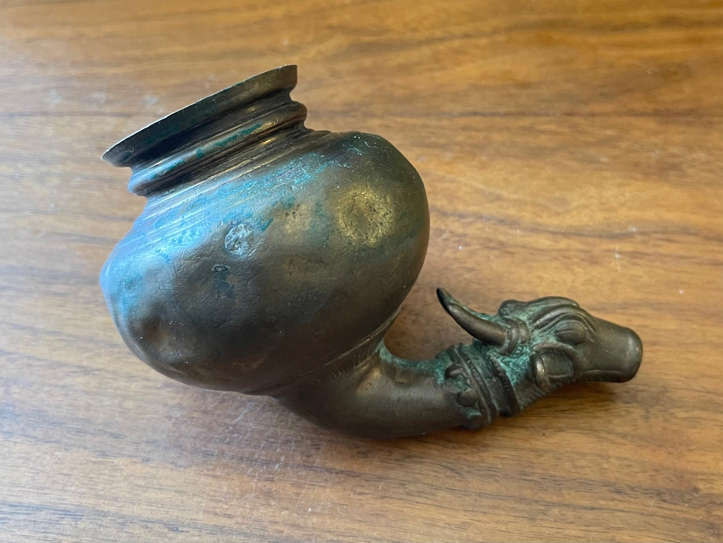 Antique  Bronze Temple Vessel