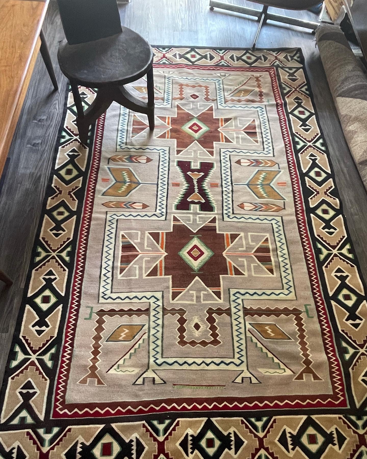 Antique Navajo Dine Teec Nos Pos Rug (Pre-1940s) Rugs