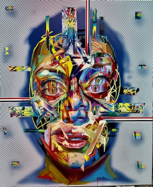 Original painting, Justin Bower (Nuclear Seizure), Original painting Art