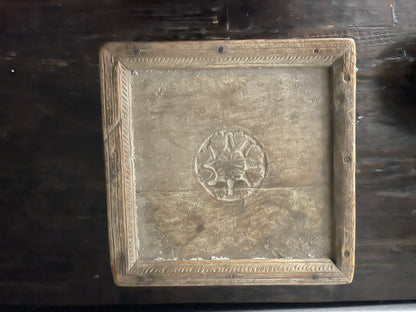 Antique Carved Solid Wood Table from the Swat Valley