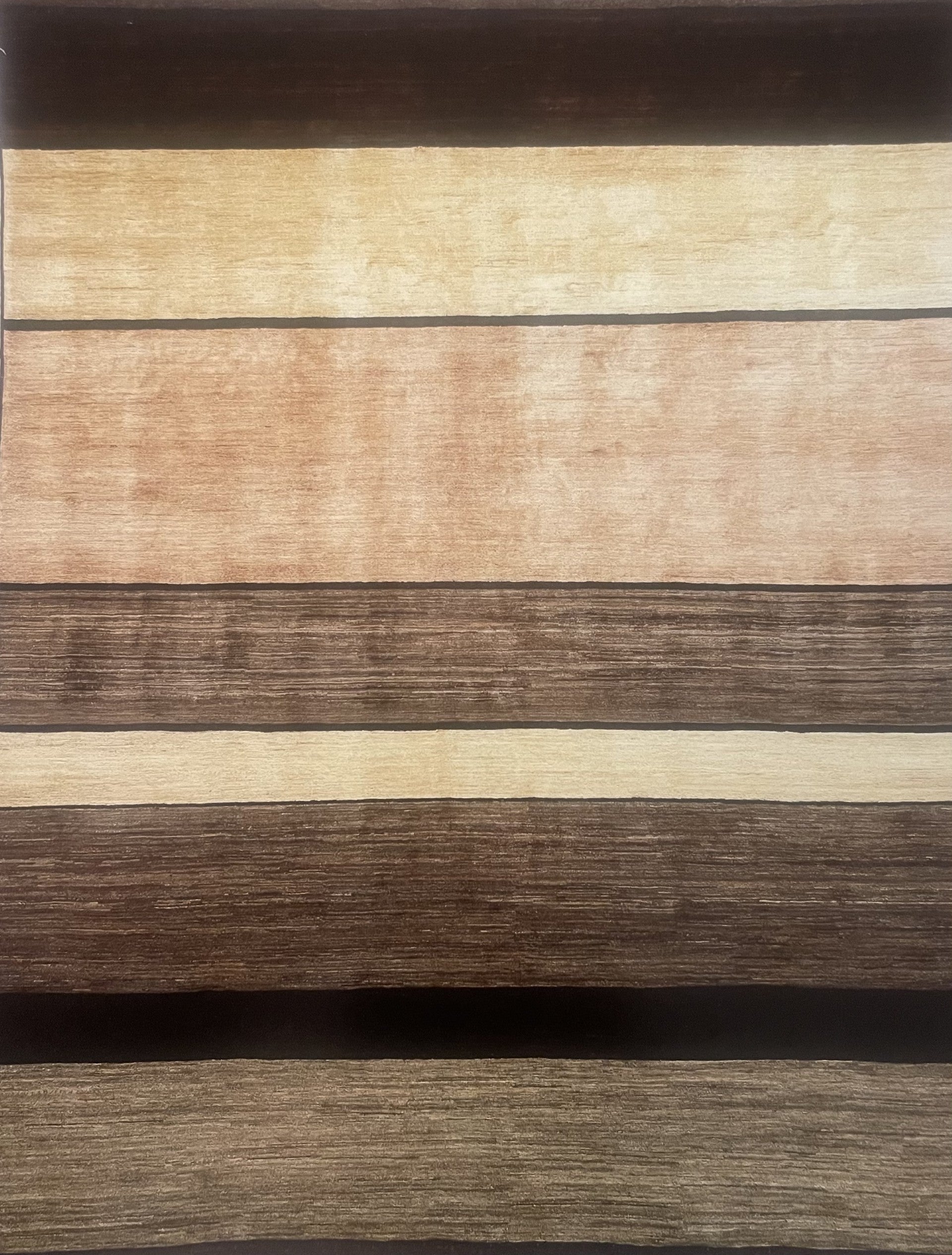 Custom Carpet Atelier: Earth Tone Stripes (Contemporary) Rugs