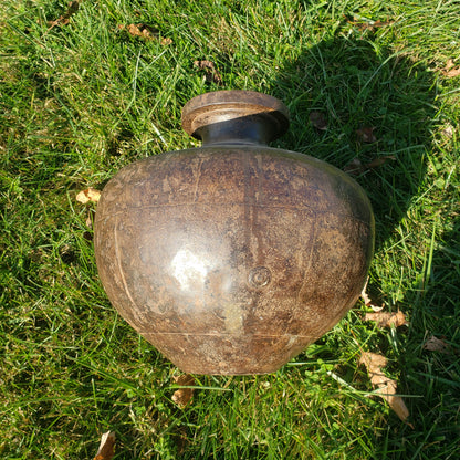 Antique Metal Water vessel from India