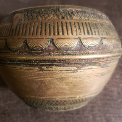 Antique Metal Monks “Begging Bowl”
