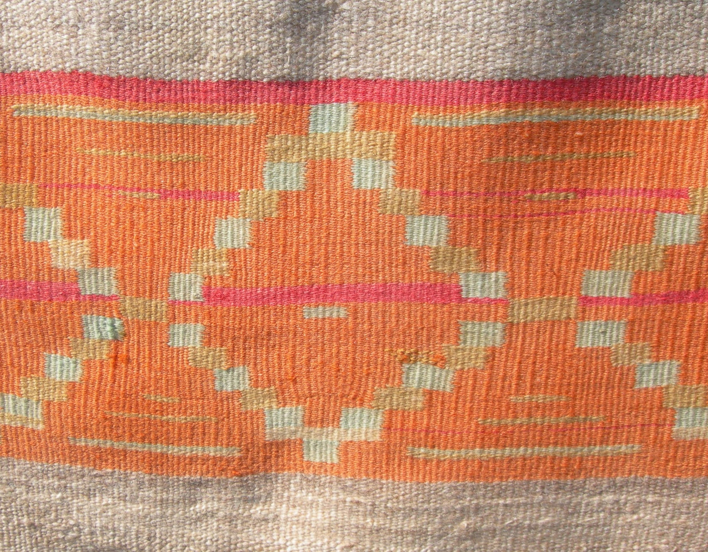 Late Classic Navajo Dine Wearing Blanket With Third  Phase Chief's Blanket,Circa 1875/80