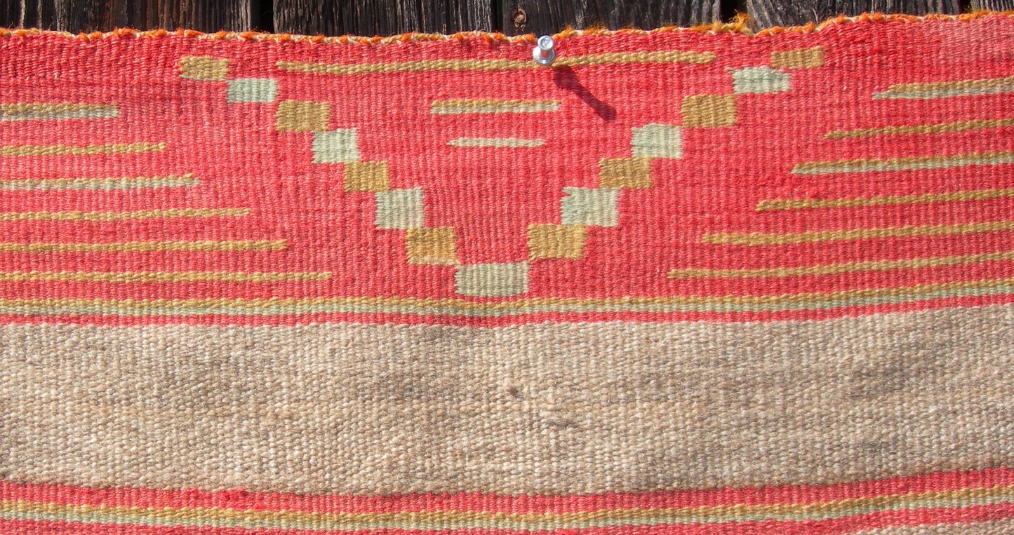 Late Classic Navajo Dine Wearing Blanket With Third  Phase Chief's Blanket,Circa 1875/80