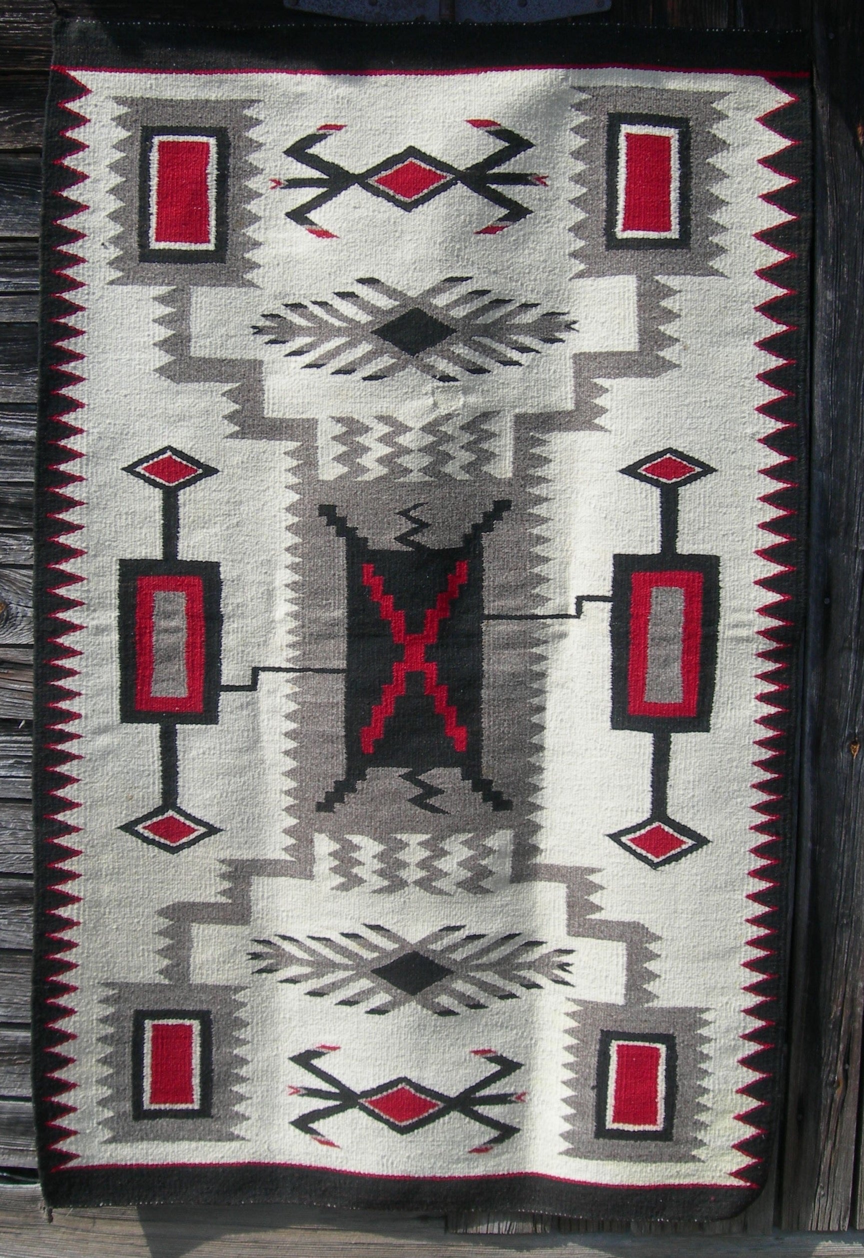 J. B. Moore (Crystal Trading Post) Storm Pattern 1911 Catalog Rug (Pre-1940s) Rugs